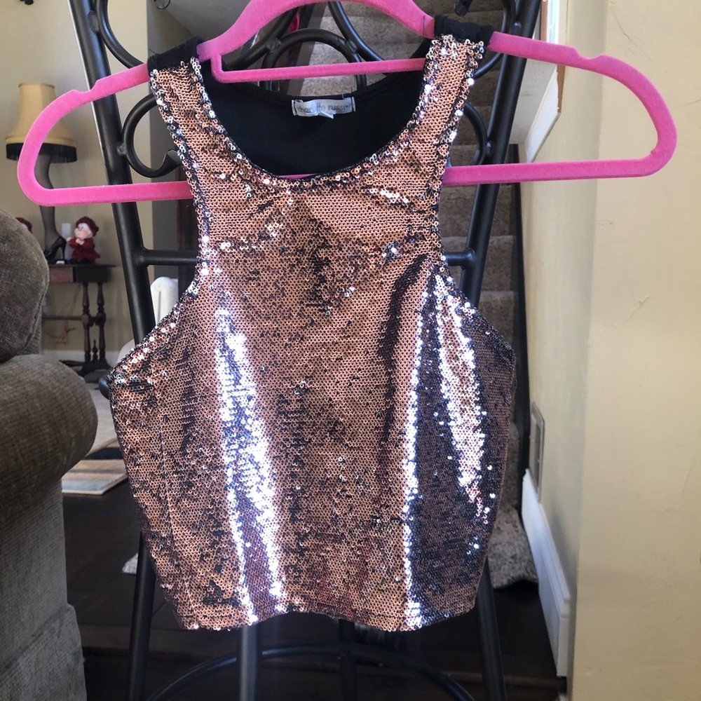 Charlotte Russe sequin top